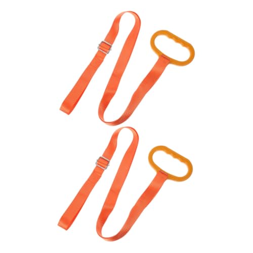 Milisten 2PCS Durable Hauling Rope with Self Lock and Handle for Hunting Camping and Outdoor Adventures