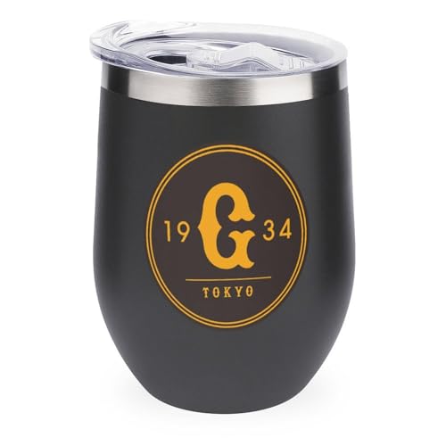 ワインタンブラー 読売ジャイアンツ 野球応援 卵殻カップ タンブラー 350ml U字型 コーヒーカップ 蓋付き ステンレス製 魔法瓶 保冷 保温 水筒 直飲み 応援グッズ プレゼント