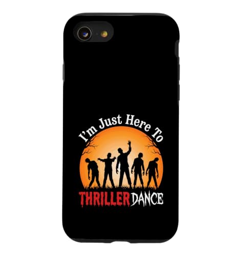 I'm Just Here to Thriller Dance �ʔ��� �n���E�B�� �]���r�p�[�e�B�[ �X�}�z�P�[�X iPhone SE (2020) / 7 / 8 �p