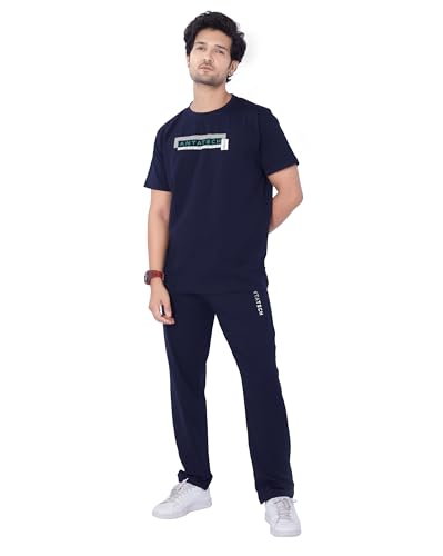 Image of WEET Cotton T-Shirt and Pyjama Set for Men,Night Wear for Men,Men's Pyjama Set 127