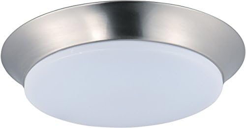 Maxim Profile EE-12W LED Flush Mount in style-13.75 Inches Wide by 2.5 inches high-Satin Nickel Finish