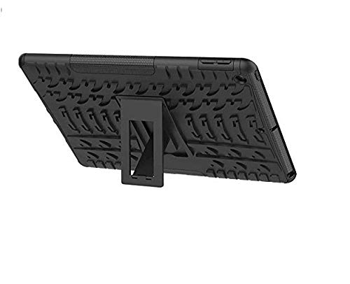 Image of MoreFit Hybrid Back Cover Case with Kickstand Wheel Pattern for iPad 10.2 2019 (7th Generation)