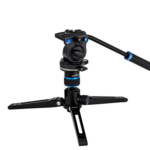Benro Aluminium #2 Mct28Af Monopod 4 Sections 3 Leg Base Flip Lock  S2 Head (Mct28Afs2) #TOP7