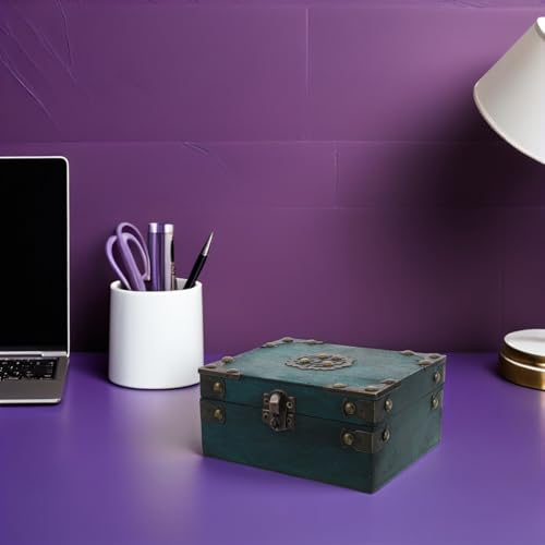 Boîte décorative en bois rétro UPKOCH coffret bijoux pour commode