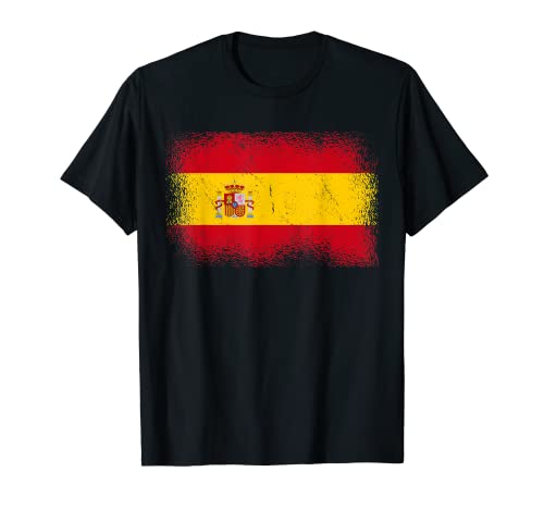 España Bandera de España Vacaciones Espana con texto en alemán Camiseta