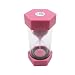 Produktbild WINOMO Einfache Hexagon Sand Sanduhr 30 Sekunden Kunststoff Sicherheit Sand Timer Sanduhr Sanduhr Geschenke (Pink)