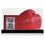 Exclusive Memorabilia Sugar Ray Leonard Signed Boxing Glove. Display Case