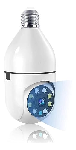 Câmera Lâmpada de Segurança WiFi 1080P Visão Noturna Infravermelha bidirecional Giratoria 360 Yoosee