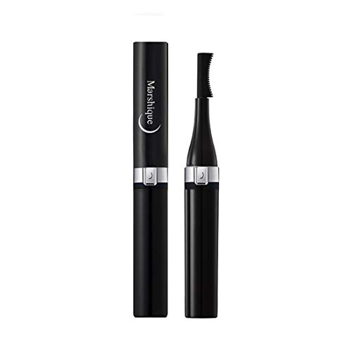 [Marshique] Electric Heated Eyelash Curler, Air Eyelash Curler, Eyelash Dryer for Curling Eyelashes and Fixing Dried Mascara(#BLACK)
