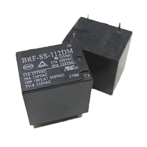 Relais 12VDC BRF-SS-112DM commutation 17A 250VAC 4 PIN