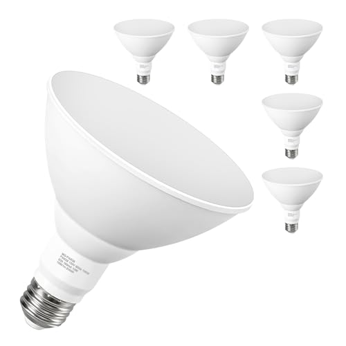 GvvooHome Led Outdoor Flood Light Bulbs, 3000K Soft White 100W Equivalent
