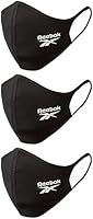Reebok Face Cover large, Black (Pack of 3)