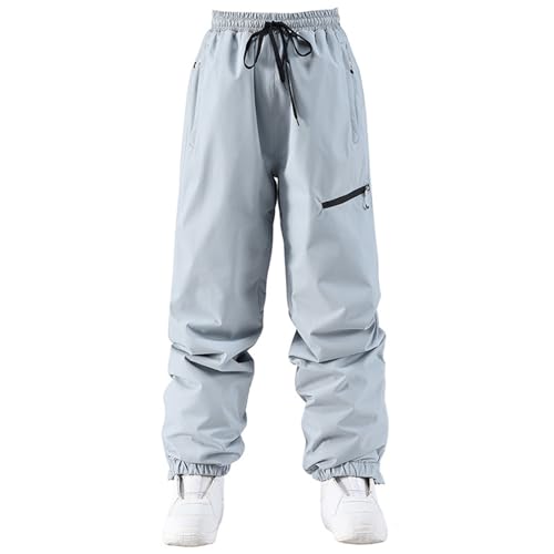 Pantalon de neige femme imperméable noir pour ski et rando d'hiver