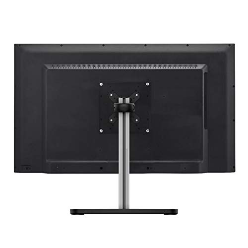 Atdec Vfs-Dh Dual Freestanding Horizontal Desk Monitor Mount (Supports Two Displays Horizontally Up To 27″) With Horizontal Or Vertical Orientation, Swivelling Heads And Quickshift Mechanism, Silver,Polished Silver #TOP2