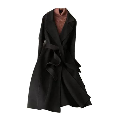 Manteaux longs pour femme adieu au froid coupe ajustée laine protectrice