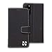 SafeSleeve EMF Protection Anti Radiation Samsung Galaxy S20 Plus Case: RFID Card Holder Blocking Wallet, Adjustable Stand Cell Phone Case, Vegan Leather for Women & Men (Black)