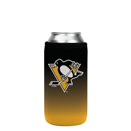 Sok It CanSok NHL Hockey Sleeve for Beer & Soda Insulated Neoprene Cover (Pittsburgh Penguins, 16oz Can Sleeve)