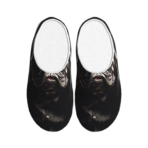 Chaussons peluche carlin EdWal : dites adieu aux pieds froids et aux glissades cet hiver