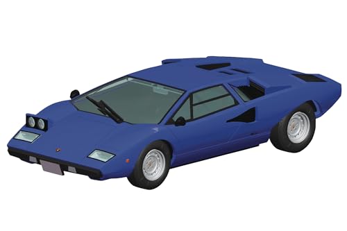 Lamborghini Countach LP400 Blue Aoshima pour sublimer la décoration de votre bureau ou salon