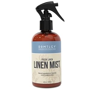 DRMTLGY Natural Fresh Linen Mist and Room Spray – Pure Essential Oils for a Pillow Spray, Linen Mist, and Fabric Spray – Aromatherapy Spray for Relaxation and Sleep