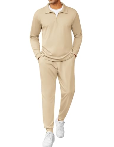 COOFANDY Men's Tracksuit 2 Piece Athletic Set