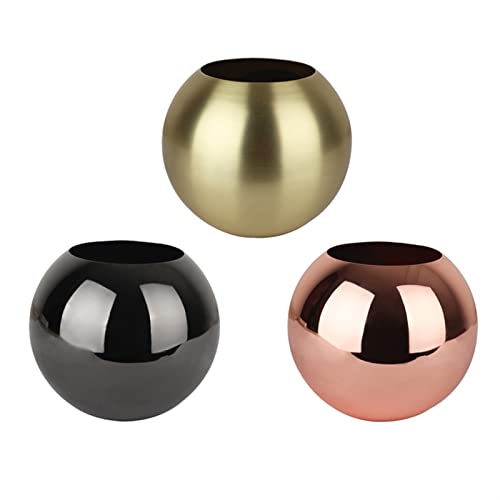 Suzata Flower Flower Vase Metal Flower Vase Unbreakable Living Room Decor Golden Polished Flowerpot Crafts Stainless Steel Vase Nordic Decoration Home Decorative Vases (Color : B2) #TOP2
