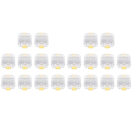 Caja de dientes de plástico de 20 unidades con película protectora dental