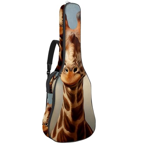 Grand étui de guitare housse étanche 42.9x16.9x4.7 in sac de transport multicolore