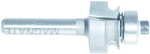 Magnate 5808 Edge Beading Carbide Tipped Router Bit - 1/8" Bead Diameter; 1/4" Shank Diameter