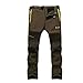 JIANYE Pantalon Softshell Hombre Pantalones de Montaña Impermeable Pantalon Trekking Caliente Pantalones Invierno Ejército Verde XL