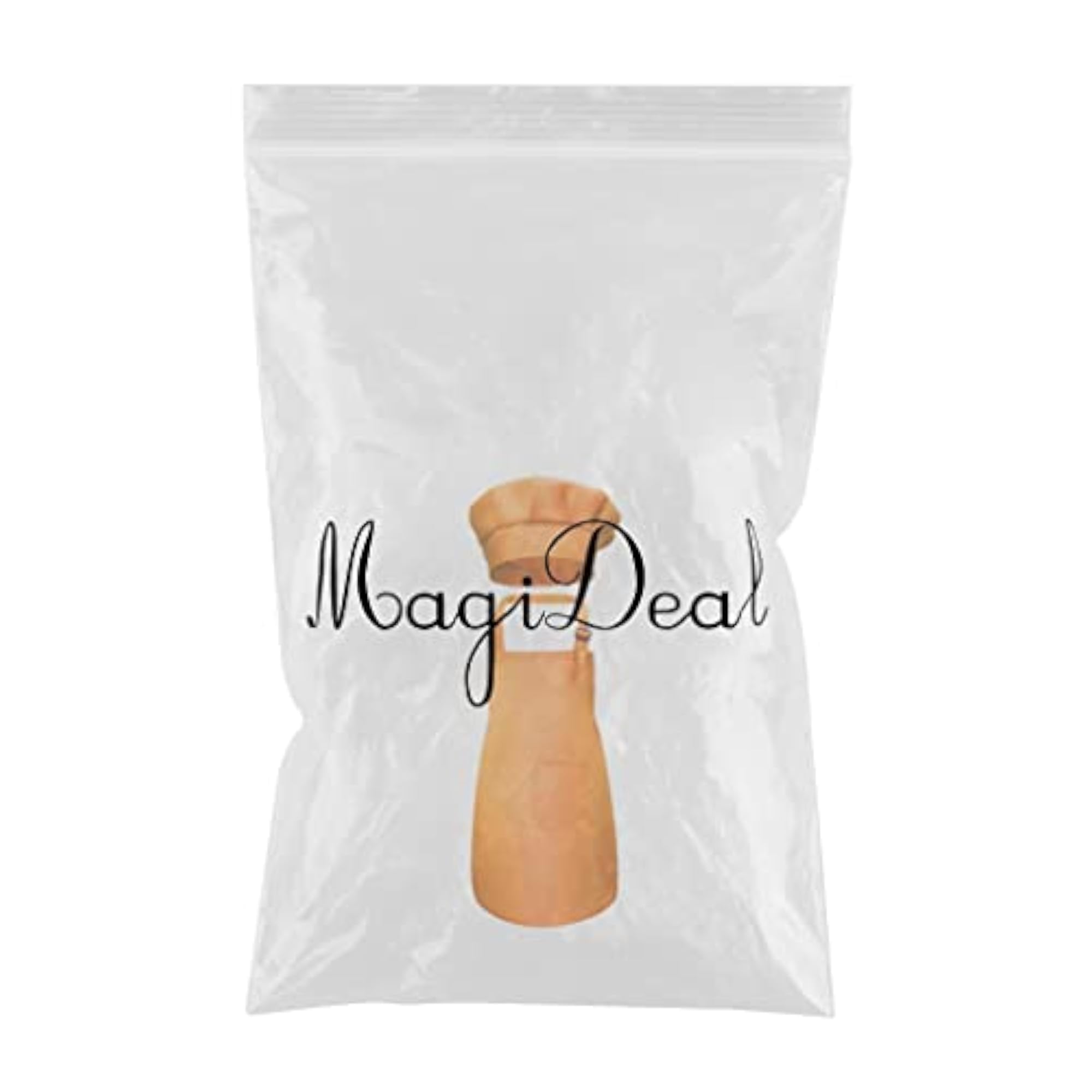 Kids Apron Chef Hat Set, Adjustable Bib, Orange