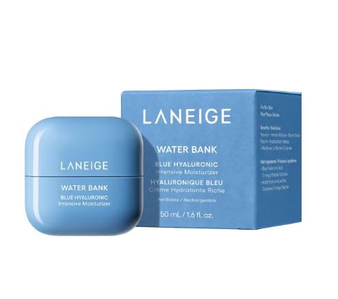 LANEIGE ORIGINAL | WATER BANK | BLUE HYALURONIC | by BELLA (Intensive Moisturizer, 50 ml (Packung mit 1))