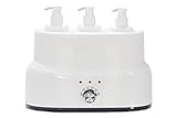 AMETHYST LAKE Oil Warmer Dispenser, Plug-in Electric Warmer Oil Dispenser, 3-Bottles Lotion Warmer, Message Oil Heater for Home & Professional Spa Supplies.
