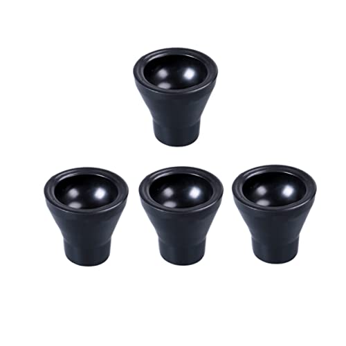 Yardwe 4pcs Golf Putter Suction Cup Retriever Pick-up for Putter Pick up Black Golf Suction Cups