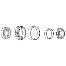 TM USWWAGOODS Replacement for/Fits Bearing Kit 8A993 fits Rhino, Hardee, New Idea, Sidewinder Rotary Cutters