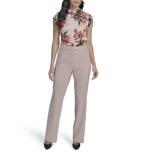 Image of Calvin Klein Women's Classic Fit Straight Leg Suit Pants