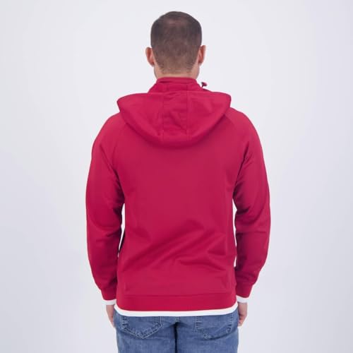 Jaqueta Liverpool Com Capuz Trilobal Vermelha P