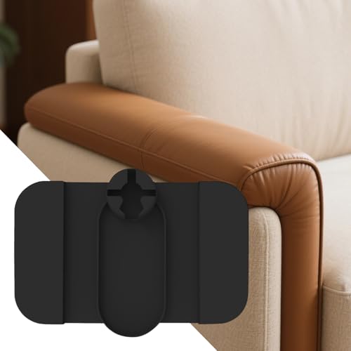 Mesa para brazo de sofá que evita caídas de bebidas con bolsillos laterales 4