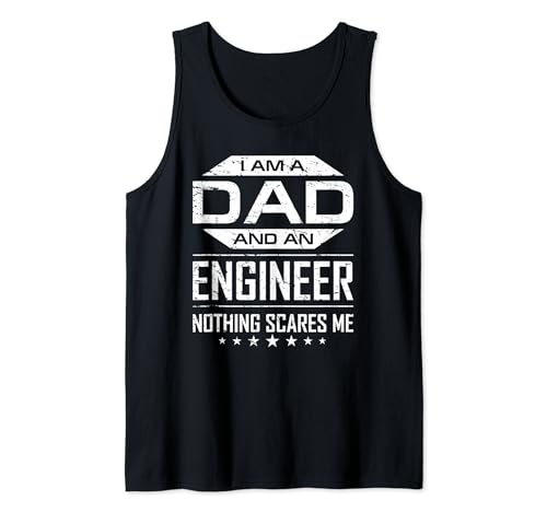 Hombre I'm A Dad And Engineer Great For Men Father Dad Husband Camiseta sin Mangas