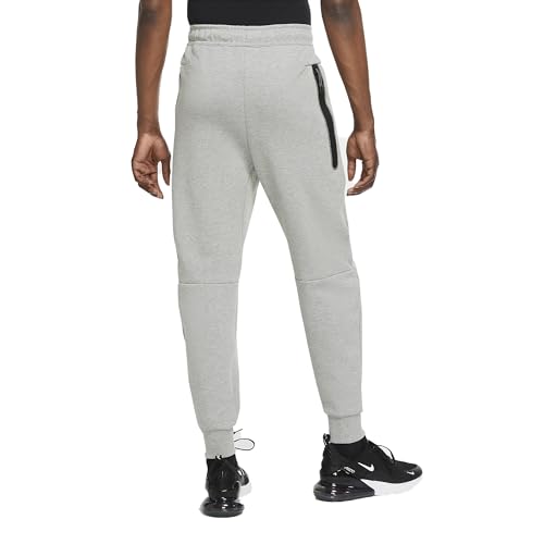 Nike M NSW Tch FLC Jggr Joggers & Tracksuits Men Grey - XL - Tracksuit Bottoms Pants