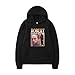 Pullover A Maniche Lunghe con Cappuccio da Uomo - Robert Pattinson Felpa con Cappuccio con Tasche Unisex - Casual Hoody Jumpers Felpa Sport Capispalla S-XL
