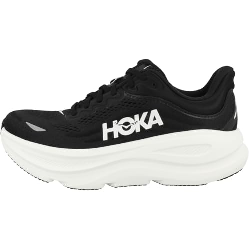 Hoka Women's Bondi 9 Black/White 9 Medium