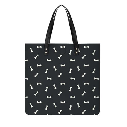 Sac à main os de chien pour femme de qualité supérieure | Grand tote bag shopper chic