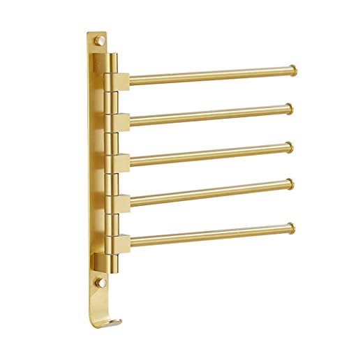 Porte-serviettes rotatif 180° Feng Shui pour salle de bain