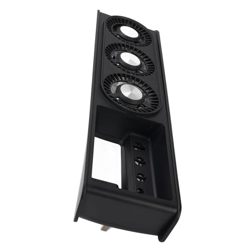 RASTKY Ventilador Enfriador Externo para Consola de Juegos, Potente Ventilador de Refrigeración USB3.0 de 9 Aspas para Consola Delgada (BLACK)
