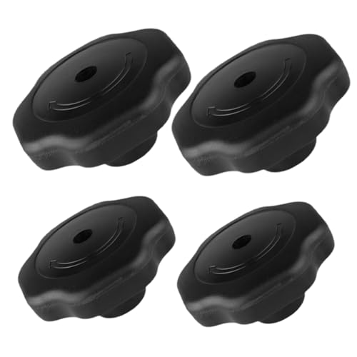 GRIRIW 4 Piezas De Olla a Presion De Reemplazo De La Tapa De La Olla Fritura Cocina Dúo Más Explosión Horno Ollas Instante Parrilla Sartenes Cacerola El Plastico Black