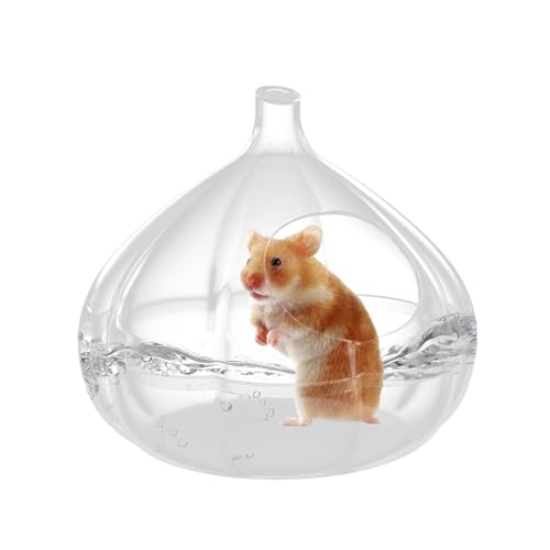 Baño de para animales pequeños - Inodoro de hámster con diseño de ajo | Casa de mascotas multifuncional para juegos, retirada, exploración - Decoración portátil de jaula de cría para jabil