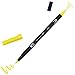 Produktbild Tombow ABT-055 Fasermaler Dual Brush Pen mit zwei Spitzen, process yellow