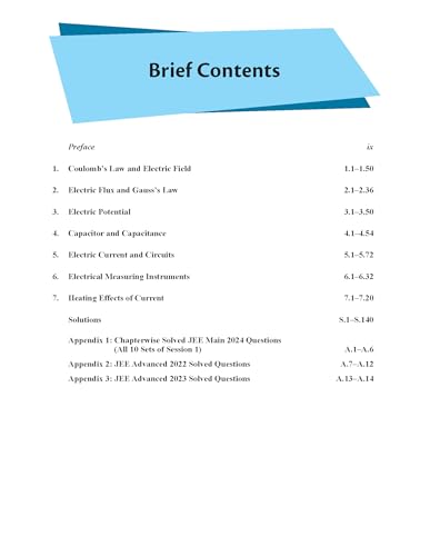 OLD EDITION JEE Advanced Electrostatics and Current Electricity with Free Online Assessments and Digital Content 2024