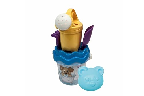 Hund Baby Eimergarnitur, 6 Teile, Eimer, Sieb, Sandfrom, Schaufel, Rechen,...